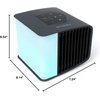 image:imageCooling Fan for Desk and Camping  Portable Air Conditioners  Small Ice Fan for Tent  Mini Swamp Cooler  Evaporative Air Cooler Evasmart GreyGray