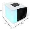image:imageCooling Fan for Desk and Camping  Portable Air Conditioners  Small Ice Fan for Tent  Mini Swamp Cooler  Evaporative Air Cooler Evasmart GreyWhite
