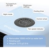 image:imageCooling Fan for Desk and Car  Portable Evaporative Air Cooler for Camping  Small Ice Fan for Tent  Personal Air Conditioners Evalight Blue