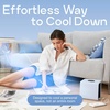 image:imageCooling Fan for Desk and Car  Portable Evaporative Air Cooler for Camping  Small Ice Fan for Tent  Personal Air Conditioners Evalight Blue