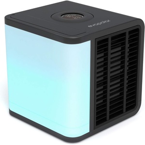 image:imageCooling Fan for Desk and Car  Portable Evaporative Air Cooler for Camping  Small Ice Fan for Tent  Personal Air Conditioners Evalight WhiteBlack